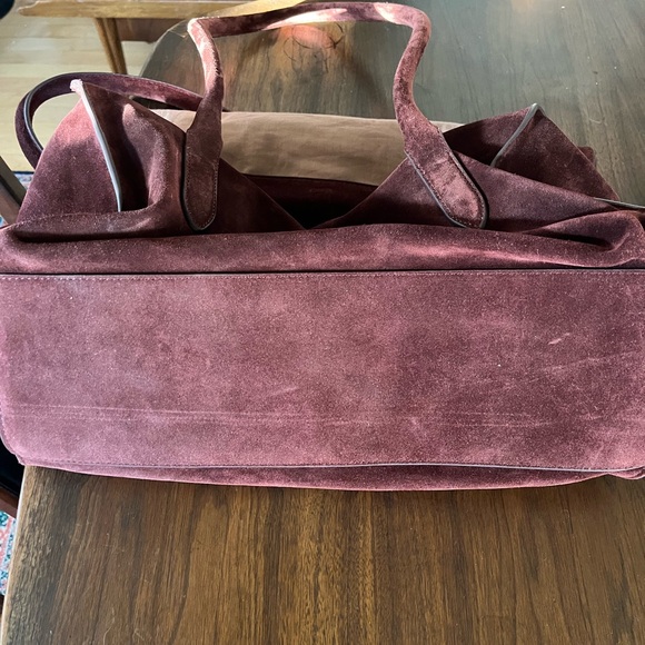 NWT J.Crew Large Berkeley tote in suede Brown - Picture 4 of 13